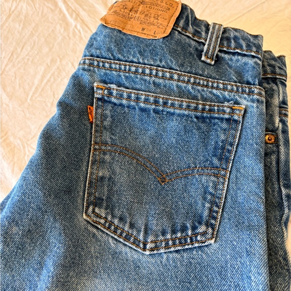 Levi's Blue Straight Leg Jeans - Picture 3 of 8